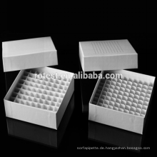 Kryovialbox mit 100 Vertiefungen, Gefrierbox für 5-ml-Kryoröhrchen